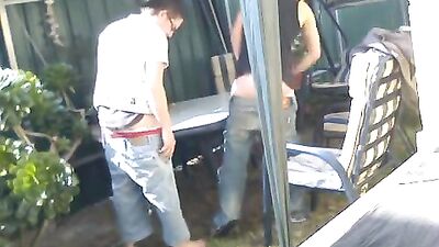 Backyard Fun: Amateur Bareback Action!