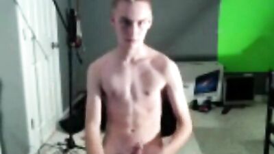 Boys Wild Porn Wanks in His Personal Studio!