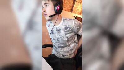 Gay Chubby Boy Cumming In Quick Solo JOI And Chatting With Boys Porn