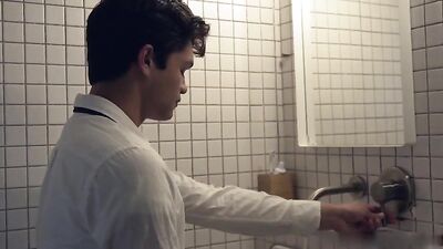 Twink Fucks Latino Colleague in Bareback Oral Sex