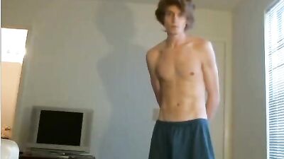 Handsome Lean Boy Showdown Cumming Challenge