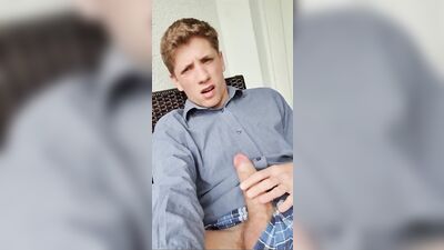 Blond Repeat Performance: Logging Uncut Dick Boys Porn!