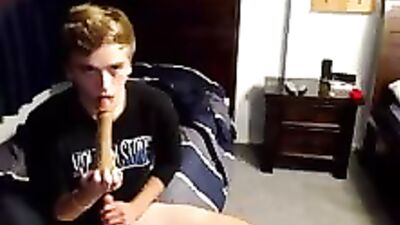 Boy Sucking Dildo - Gay Porn Action with Amateurs!