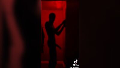 Black teen tik tok boys - Exploring their sexuality in the bedroom!