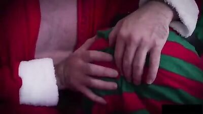 Christmas Movie - The Revenge: Bareback Cum Shots and Oral Delights with Father and Step Son