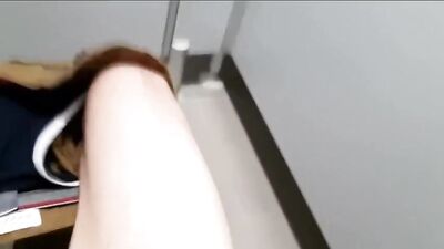 Gay University Bathroom Masturbation! - Rasmus Students Secret Escapade!