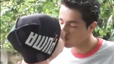 Latino Twink Cumshots: Exploring Passions with Two Lads