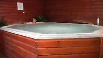 Gay Porn Twinks Threesome in Jacuzzi - Action Bareback Group Sex