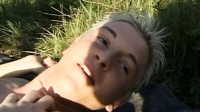 Blond Sunbathing Boys in Action Cum Shots