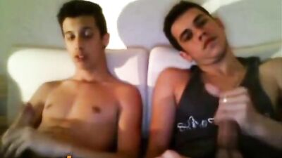 Skype Buddies - Gay Porn Cam Cumming Buddies Reunite for Hot Sex!