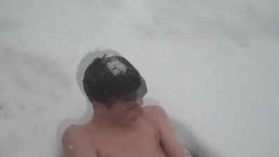 Winters Wild Nudes - Riverboys in the Snow: Gay Porn Adventure