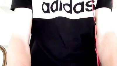 Adidas GBT Boy Cum Dumpster - Exclusive Solo Porn Action!