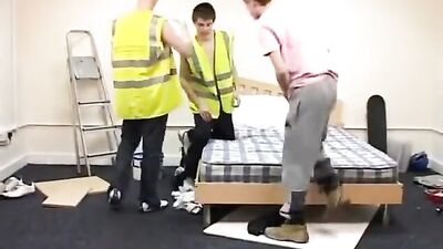 Gay Brit Bum Boys Go Wild in Bareback Gangbang Porn Videos!