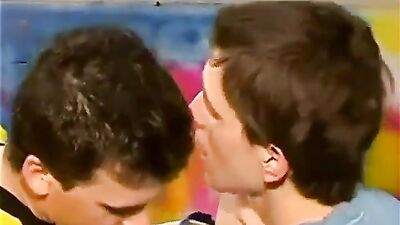 Young Twink Cocksuckers: Three Horny Gay Boys Porn Video until they cum!