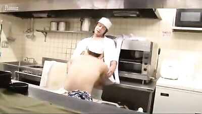 Chef's Assistant Takes It (Censored)