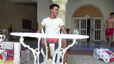 Young and Wild: The Ultimate Public Outdoor Oral Bareback Adventure!