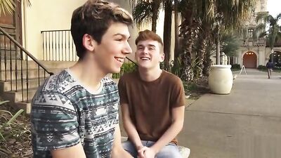 Hot twink couple bareback action oral handjob sex video!