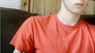 Slim, Long Thin Cock Cam Web-Amateur Shoots Load!