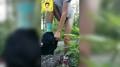 Gay Outdoor Snapchatters: Exploring the Wild Side!