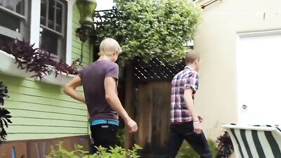 Sneaky Fuck Gay Porn Twink - Action Cum Shots - Hot Garage Fuck