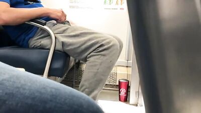Jerking on Public Transport - Join In Porns Amateur Cum Shots & Handjobs