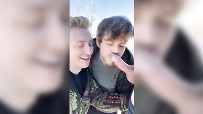 Two Dudes Suck Random Straight Cock on Hike: A Gay Porn Adventure with Married Men