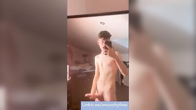 Jerking Huge Cock - Skinny Teen Amateur Adventure