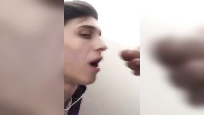 Anon Cum Swallowing Twink: Public Outside Oral Adventures
