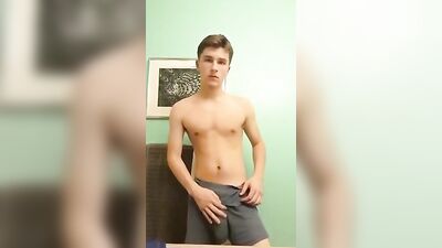 HungBros Lucky Day! - A Smooth-As-Silk Amateur Solo with Big Cocks and No Cumming Allowed