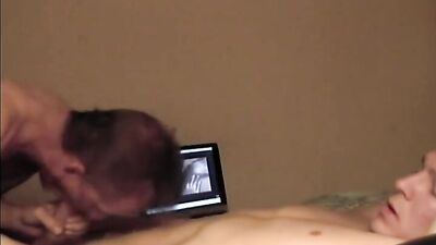 Young stud bangs older daddys sex buddy in hot gay porn video!