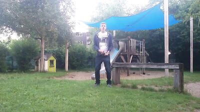 Gay Porn Exhibitionist Risky Jerk Off in Public Place Gay Porn Playground Amateur Outdoor Solo Gay Porn Public Risky Outdoor JERK