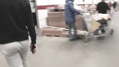 Russian Risky Jizz in Public! - A New Adventure in IKEA