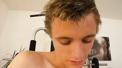Stroke Hardcore: Ripped Twink Gym Cum Shots