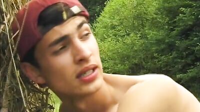 Outdoor Butt-Bang: Russian Twink Gets Fucked by His Fit Friend in the Wild!