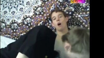 Blonde Teenage Buddies Blow and Suck