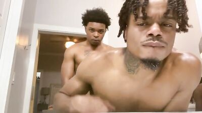 Three Black Gay Bareback Moaning Porn Boys