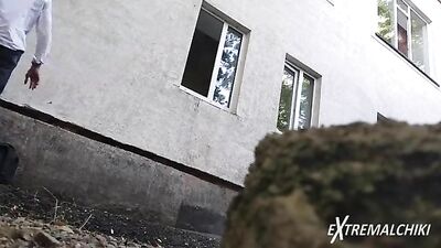 Outside Twinks: Public Amateur Cum Shots