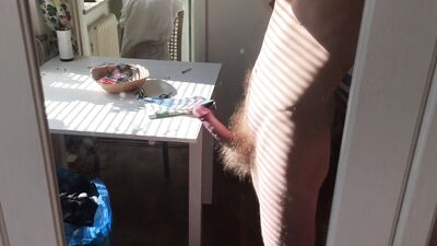 Long Hairy Balls Gay Tube - Pubic Treasure Handjob