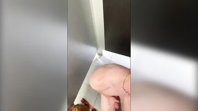 Golden Showers in the Mens Room: A Step-Son Facial Adventure!