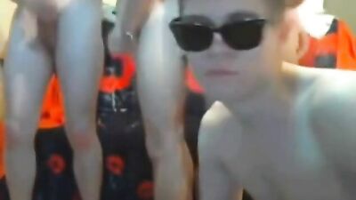 Four Dudes Webcam Gay Tube Boys Porn - Big Cocks Blond Boys Group Sex!
