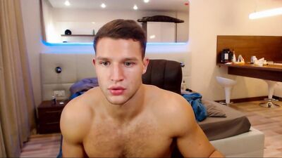 College stud showing off his cock and ass