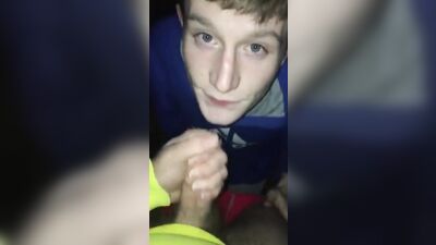 Blonds have more fun boys porn sucking cock at night