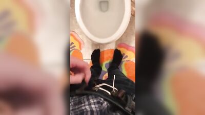 Young Piss Man - Amateur Solo Teen Boy Hardness