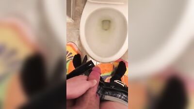 Young Piss Man - Amateur Solo Teen Boy Hardness