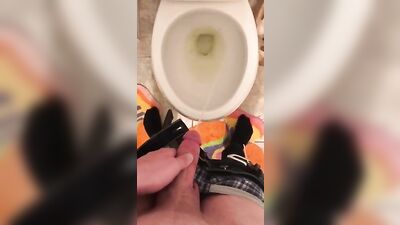 Young Piss Man - Amateur Solo Teen Boy Hardness