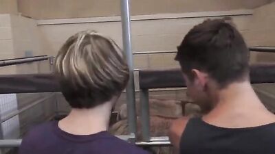 Joe Mills and Friends Ultimate Bareback Oral Handjob Cum Shot Experience - 005