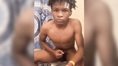 Solo Big Cocks Explode in New Black Amateur Boys Web-Cam Show!