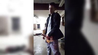 Garage Boys Cumming & Eating It - Big Cocks & Cum Shots Galore!