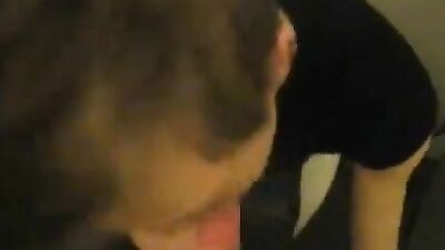 Young Twink Sucking Big Dick in Public Restroom!