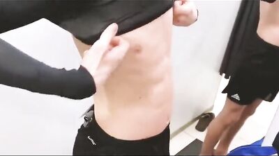 Gay Porn: Locker Room Eruption - Fetish Handjobs and Public Outdoor Nudity!